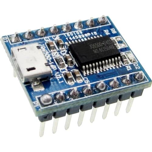 JQ6500 MP3 Player Voice Sound Module UART 16P 16Mbit DAC TF Card U Disk MP3 Format USB Replace To 5 Way MP3 Voice Board