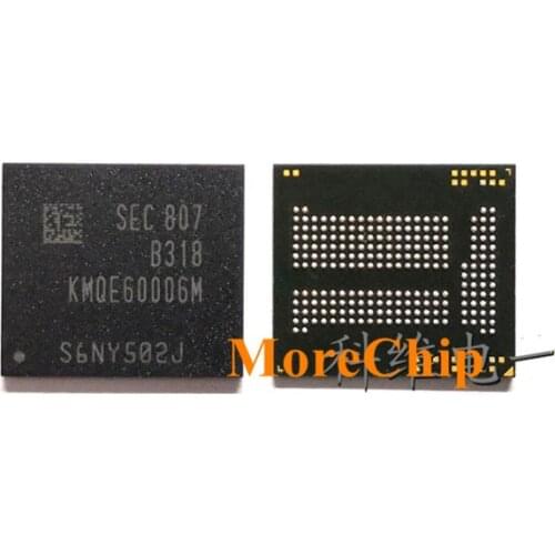 KMQE60006M-B318 emcp eMMC BGA221 NAND Flash Memory IC 16GB 1.5 RAM 16+1.5 Chip Soldered Ball