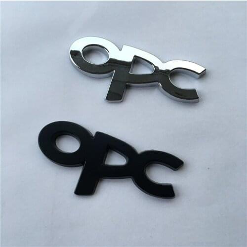 3D Metal OPC Sticker Emblem Badge Decal for OPEL Mokka Corsa Meriva Zafira Astra J H G Vectra Antara Insignia