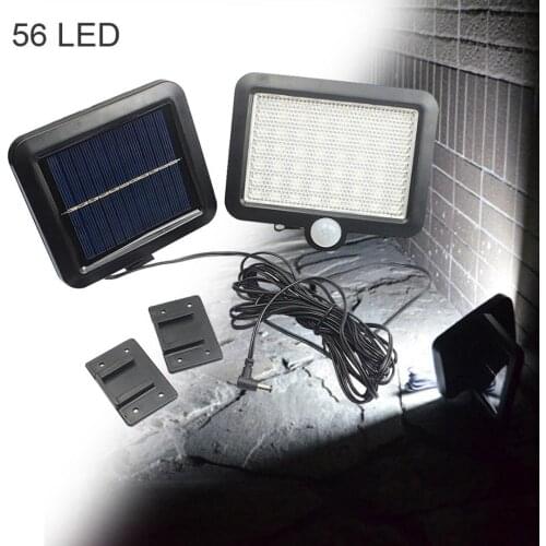 Newest 56LED Solar Powerd Motion Sensor Light Security Garden Outdoor Yard Flood Lamp