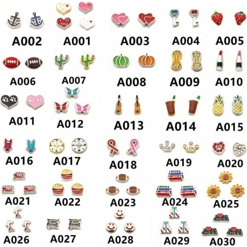 20Pcs/Lot I Love To Cheer Alloy Floating Charms Hand-made DIY for Glass Lockets
