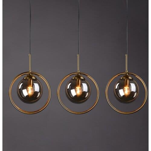 Modern LED Pendant Lamps Nordic Simple Glass Decor Pendant Lights Pending Lighting Living Room Hanging Light Fixtures Luminaire