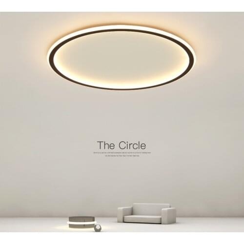 Led Ceiling Lamp Modern Circular Living Room Lamp Home Master Bedroom Room Study Led Ceiling Light Room Lamps for Living Room
