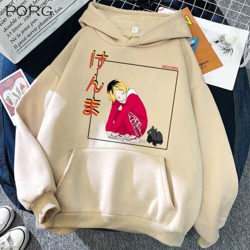 Haikyuu Kenma Kozume Kuroo Tetsuro Haikyuu Hinata Shouyou Hoodies Long Sleeve Sweatshirts Cartoon Hoodies