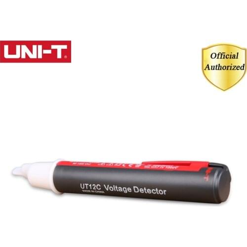 UNI-T UT12A/UT12B/UT12C Handheld Voltage Pen Tester Non-contact AC Voltage Detectors Beep Tip Flash Auto Power Off Vibration