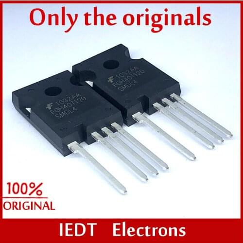 1 uds FGH40T120SMDL4 FGH40T120 TO-247 IGBT TRANSISTOR 80A 1200V 100% nuevo original
