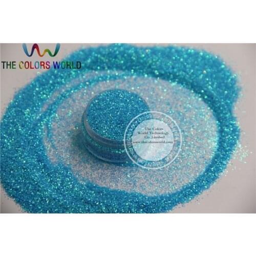NO.11 0.4MM Blue Rainbow Color Shining Nail Glitter Powder