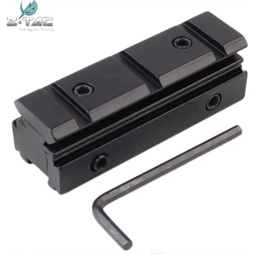 11MM Dovetail - 20MM Weaver Scope Rail Converter Adapter with Allen Key for Airgun or Rifle Pistol Sniper Scope Sight Adapter