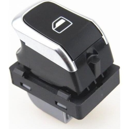AZQFZ Chrome Passenger Window Glass Release Switch Button For A6 S6 C7 Q3 A7 RSQ3 A8 RS6 8KD959855A 4GD 959 855 4GD 959 855 5PR