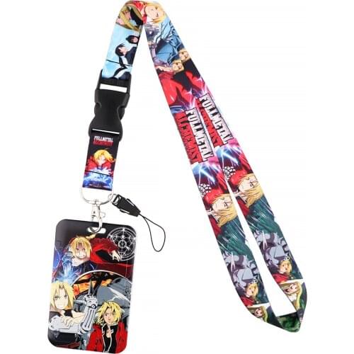 BG1110 Anime Lanyard For Keychain ID Card Cover Passport Gym Cell Phone USB Badge Holder Key Ring Neck Straps Accessories