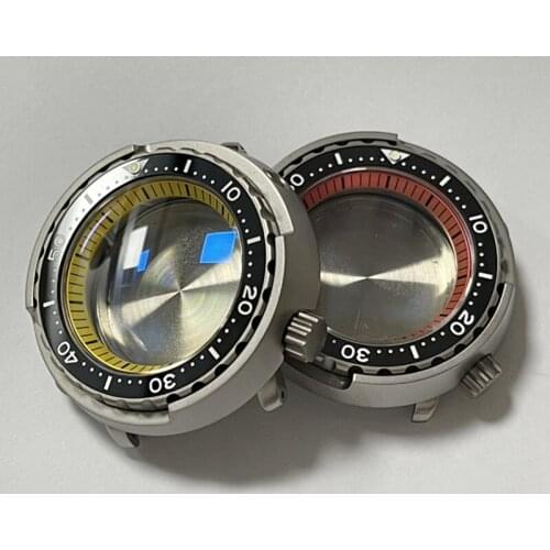 Titanium Tuna Watch case SBBN031 SKX007 Fit Seiko NH35 Movement