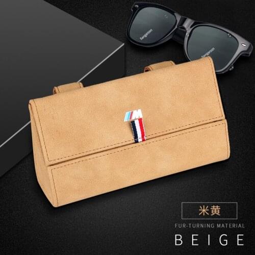 Suitable for BMW glasses case 5 series 4 series 3 series 2 series X1x2X3X4x5X6X7 car glasses case sun block sunglasses clip