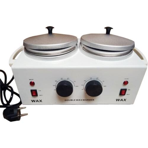 Double Wax Warmer Electric Paraffin Wax Heater Machine Device Hand Feet Depilatory SPA Skin Care For Women Beauty Machine
