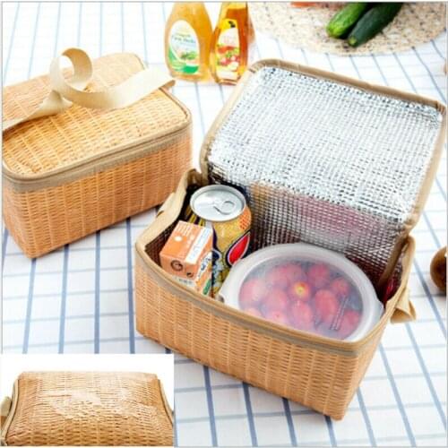 Brand New Portable Insulated Thermal Cooler Lunch Box Carry Tote Picnic Case Storage Bag Case Container