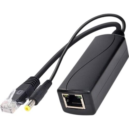 PS5712TG Gigabit Power Over Ethernet Splitter 10/100/1000Mpbs RJ45 Support IEEE802.3 Af/At(30W) PoE Splitter