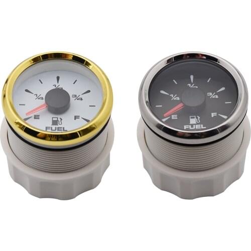 Fuel Level Gauges Auto Digital Fuel Level Gauge 52mm Gauge Boat Fuel Level Gauge Marine Yacht Trim Tank Indicator Waterproof
