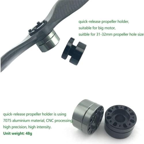 JMRRC 30 inch propeller bracket agricultural drone large propeller quick release propeller