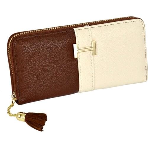 Leather Women Wallets Coin Pocket Card Holder Money Bags Casual Long Ladies Clutch Phone Wallet Women Purse New
