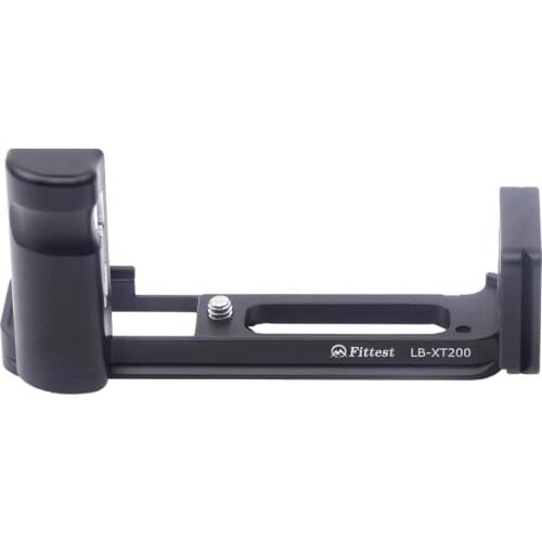 L Bracket for Fuji Fujifilm XT200 X-T200 with Handle Grip Tripod Quick Release Plate RRS Arca SWISS Compatible