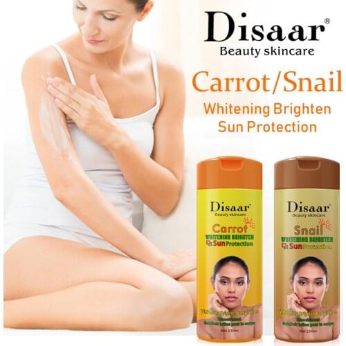 Body Lotion Nicotinamide Carrot Extract Ingredients Moisturize Silky Soft Skin Care for Women