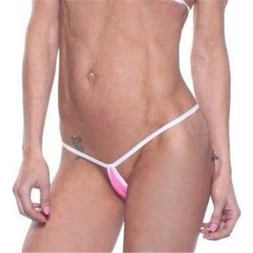 Micro bikini tanga mujer swimwear bikinis biquini tankini sexy lingerie thong color Edging String oval simple classic seaside