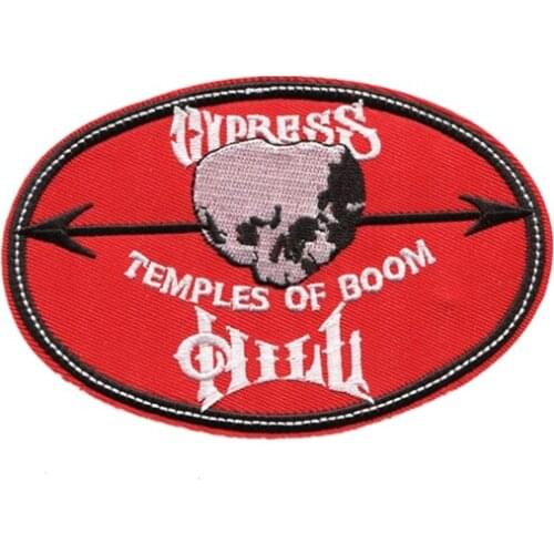 Custom embroidered Patches Sport Club Company Bang Games logo applique Iron on Patch factory customize available