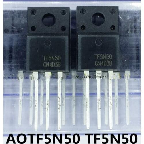 Original 5pcs/ AOTF5N50 TF5N50 TO-220F 5A 500V