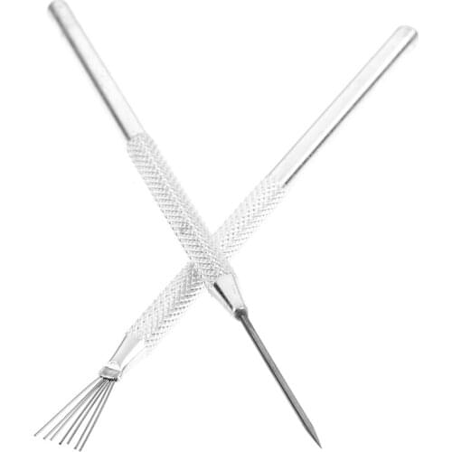 Feather Wire Texture & Pro Needle Pottery Clay Tools Set Ceramics Sculpting Modeling Tool Pottery Texture Brush Tools