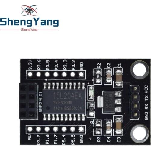 1pcs STC15L204 + NRF24L01 interface wireless driver board wireless development board