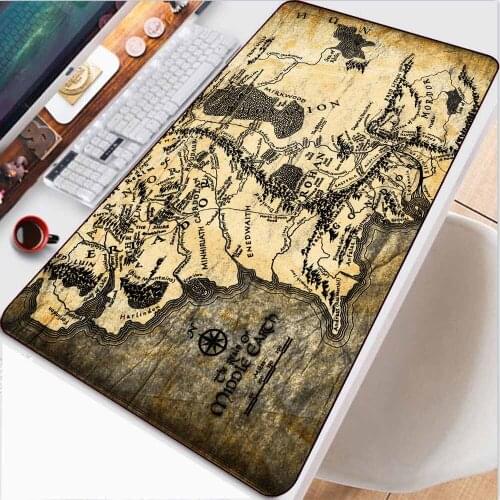 Mairuige Old World Map Carpet Mouse Pad Pad Laptop Non-slip Rubber Pad Large Mouse Pad XXL 40x90cm Gaming Accessories Table Mat