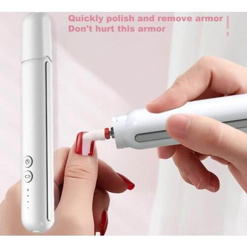 High Rotating Speed Nail Drill Polishing 3 Gears Wireless Electric Machine Pedicure File Cutter for Home Use