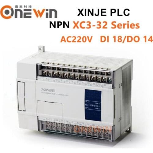 XINJE XC3 Series XINJE XC3-32R/T/RT-E PLC CONTROLLER MODULE AC220V DI 18 DO 14 Transistor new in box