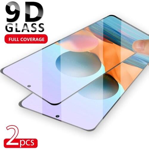 2Pcs Screen Protector For Xiaomi Note 10 9 Pro Max 8T 10s 9 9T Glass Protective Glass For Redmi Note 10 9 8 Pro Max 9A 9C 8 2021