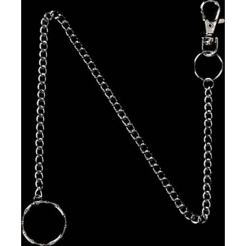 38cm Punk Keychains Wallet Chain Long Trousers Key Chains Men Woman Long Trousers Belt Key Chains Unisex HipHop Jewelry