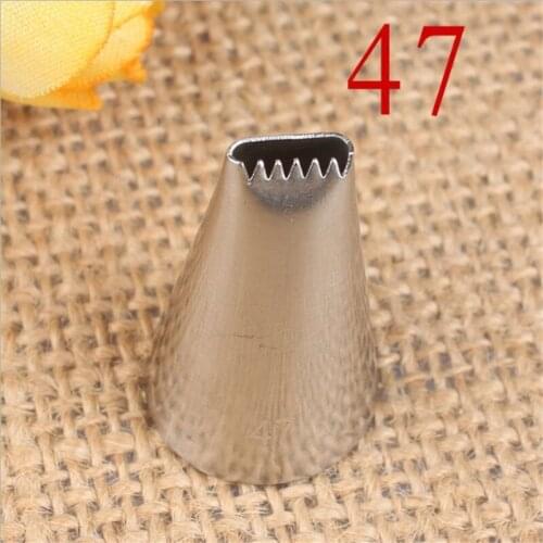 47# Basket Weave Flower Tool Fondant Baking Pastry Nozzle Stainless Steel Icing Cream Tips Reusable Kitchen DIY Cake Decoration