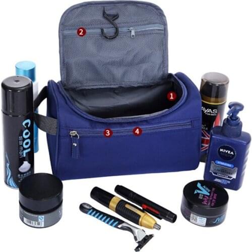 50PCS Men Women Make up Makeup Organizer Bag Cosmetic Bag Toiletry Portable Outdoor Travel wash bag Kits Business Storage bag