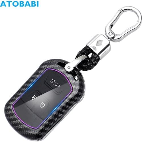 ABS Car Key Case For Chery Arrizo 3 5 Tiggo 7 E5 E3 3 Buttons Keychain Holder Smart Keyless Remote Control Fobs Protector Cover
