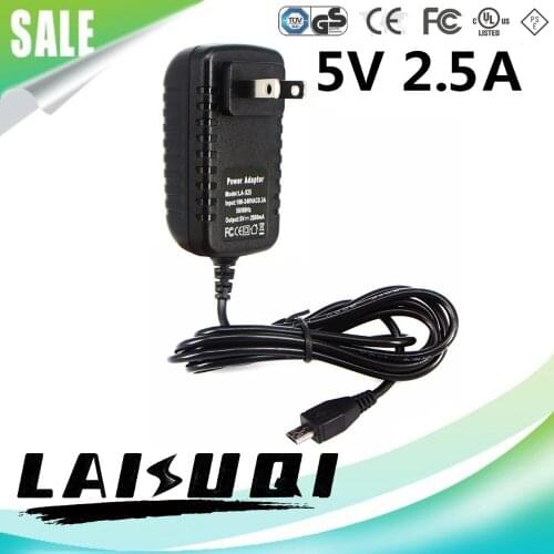 50pcs 5v 2.5A Micro USB Power Adapter US plug charger supply Replace 5V 3A for Raspberry pi 3 B B+ LAISUQI Special offer