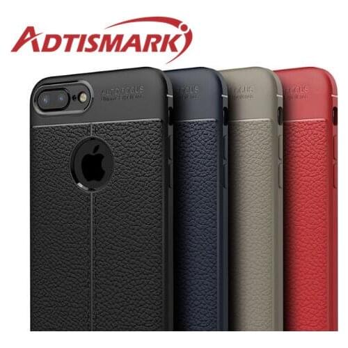 Adtismark For iPhone 8 7 6 6s 5 5s SE Case Cover Luxury Brand Silicone Leather For iPhone8 iPhone7 iPhone6 Plus iPhone5 Case