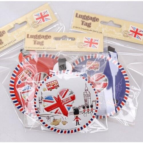 London, England flag soldiers Promotional gifts luggage tag Souvenir luggage tags bags line boarding pass