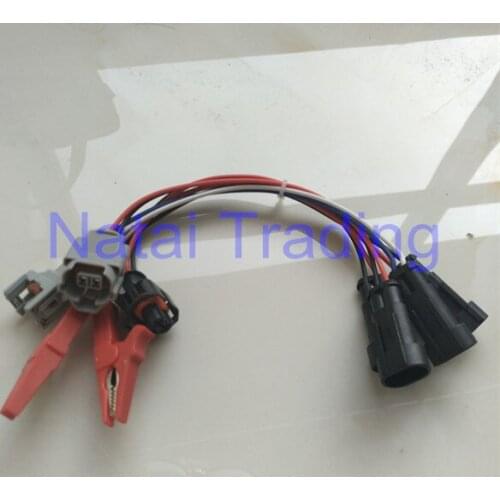 Free shipping! crocodile alligator clip and plug for Bosch Denso Delphi common rail injector clamp connector
