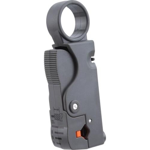 2021 Household Tool Multifunction Rotary Coax Coaxial Cable Cutter Tool High Impact Material Wire Stripper High Quality