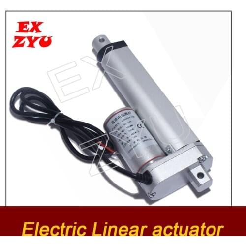 EXZYU Electric Linear actuator 50mm Storke 100mm Stroke 200mm stroke linear motor controller DC 12V 200N chamber room