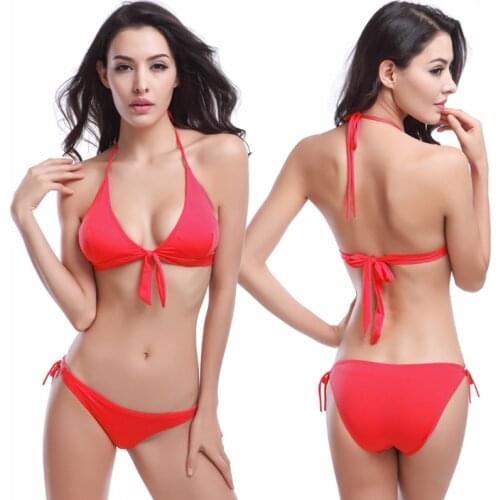 Hot Women Swimsuit Sexy Bikini S to XL Swimwear Removable Padding Swimming Suit Beachwear Bathing Suit Victoria Style Biquini