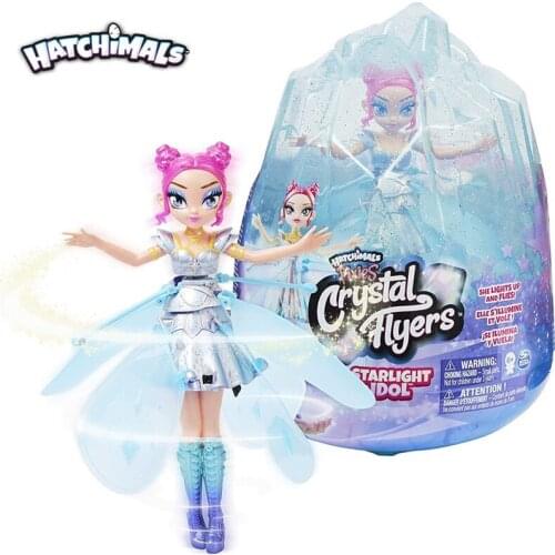 Hatchimals Pixies Crystal Flyers Starlight Idol Magical Flying Pixie Toy with Lights Surprise Collectible Birthday Kid Toys Gift