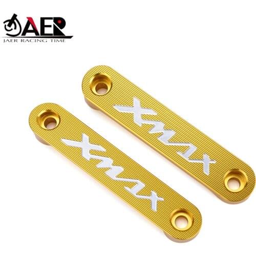 JAER CNC Front Fender Copper Plate Decorative Cover for Yamaha Xmax 300 2017 2018 2019 2020