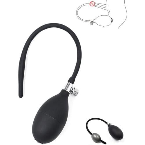 Inflatable Urethral Dilators Masturbator For Men Intimate Goods Penis Plug Adult Toys Massager no Vibrators Penis Pump Sound