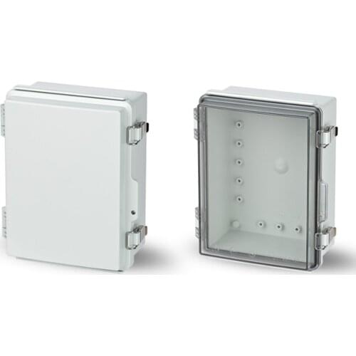 Outdoor waterproof junction box with lock transparent distribution box monitoring power box indoor and outdoor wiring socket box