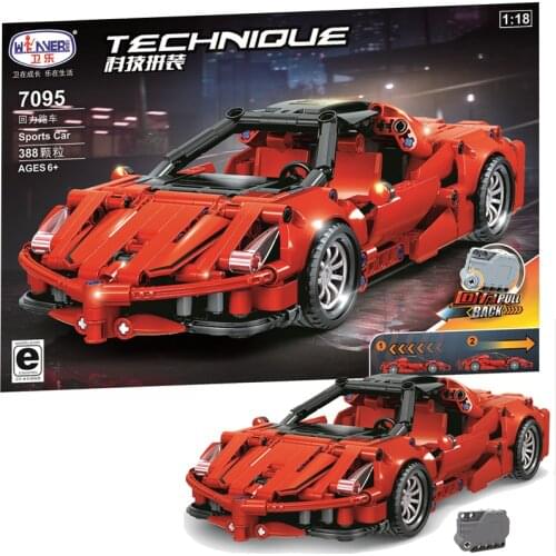 New Classic Super Car Creator Expert Technical Model Building Blocks Bricks City Model Fit Lepining Toys For Children