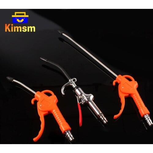 Air Blow Gun Air Compressor Dust Gun With 6-15m Spring Trachea Car Cleaning Woodworking Dust Removal Portable Pneumatic Tools